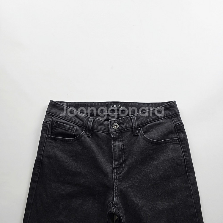 게스 청바지 흑청 스판 데님 사이즈28 R2739--3