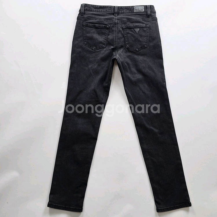 게스 청바지 흑청 스판 데님 사이즈28 R2739--0