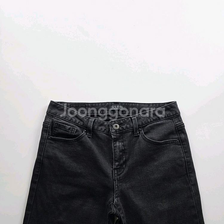 게스 청바지 흑청 스판 데님 사이즈28 R2739--3