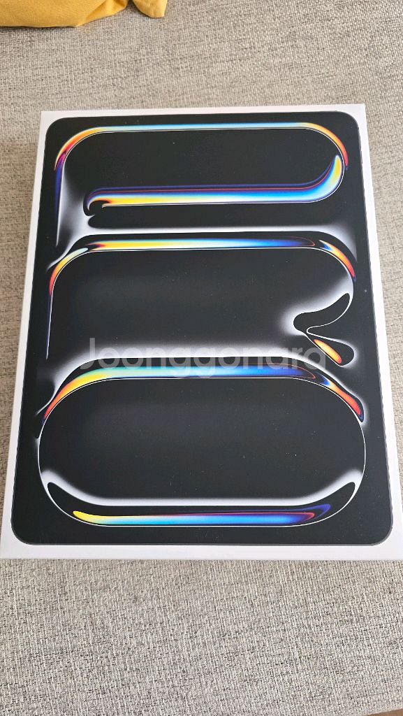 새제품급 아이패드 프로 13 M4 스페이스 블랙 WiF--0