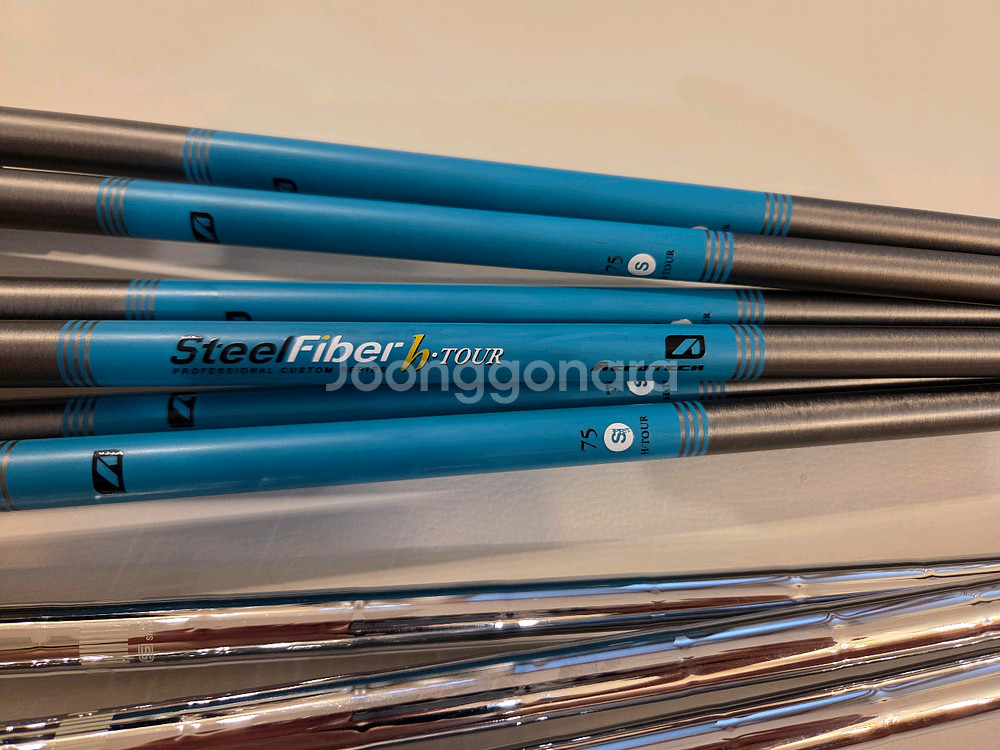 스틸파이버 h-tour 75S 5~P까지 아이언 샤프트--2