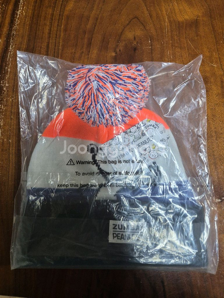 줌바 스누피 비니 새상품--0