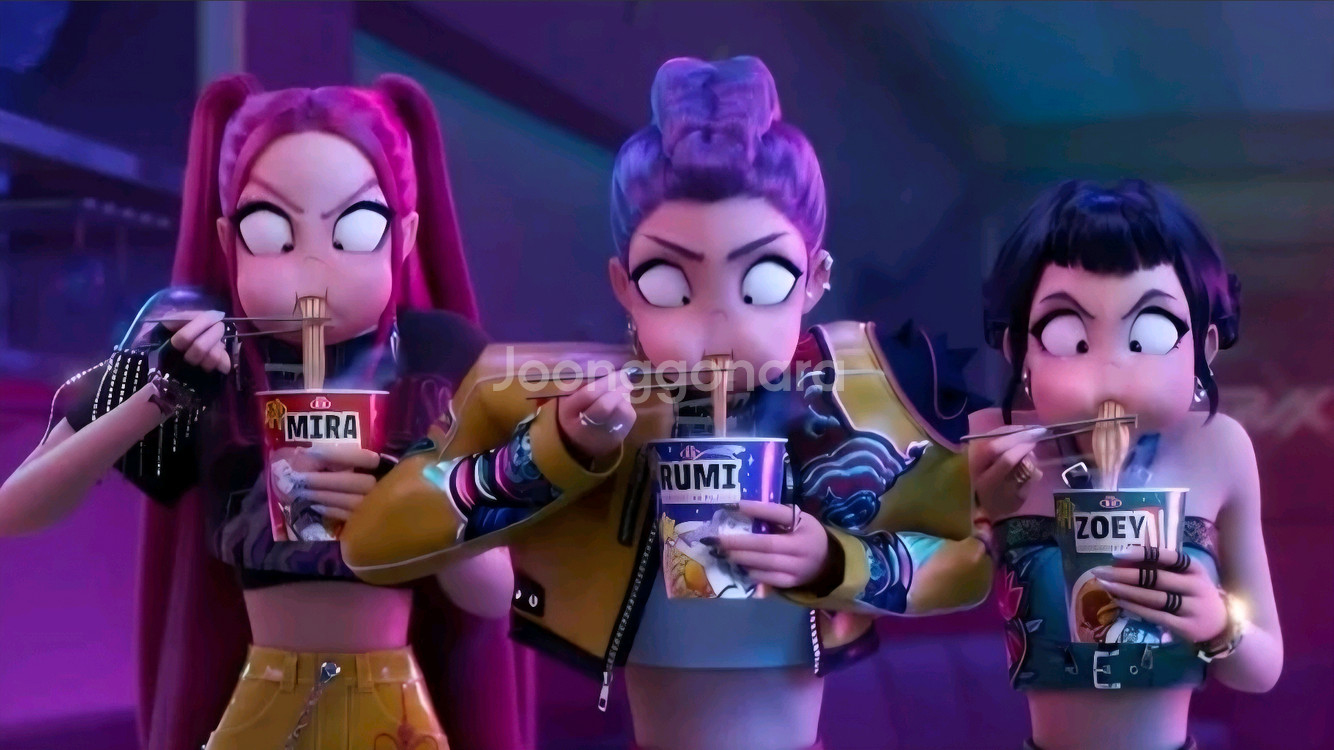 케데헌 한정판 콜라보 라면 (케이팝데몬헌터스)--1