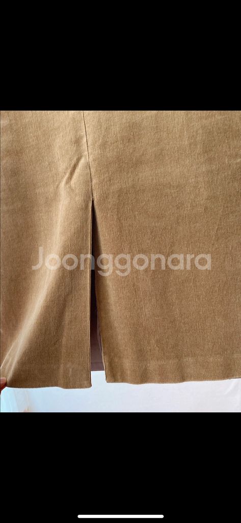 CC클럽 에로우오커 앞트임 골덴 스커트 27--2