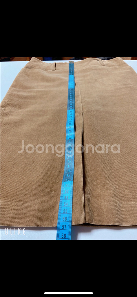 CC클럽 에로우오커 앞트임 골덴 스커트 27--4