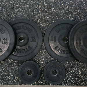 삼성 바벨 원판[kg당 1,000원] 20kg 4개 5kg 2개