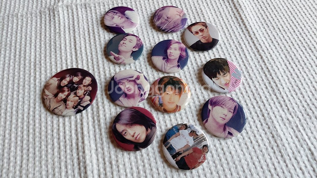 신화 뺏지 이름표 옷핀 사진들 혜성 전진 총 62개--8