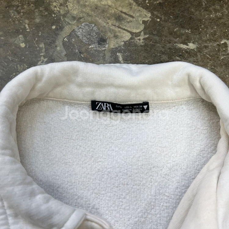 L) ZARA 자라 몬트리올 로고 스웻셔츠 맨투맨티--5