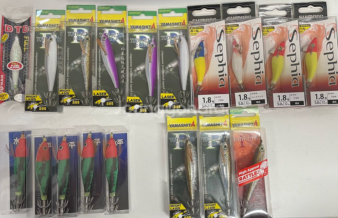 DTD, 야마시타, 시마노, 비블랙 에기 묶음--0