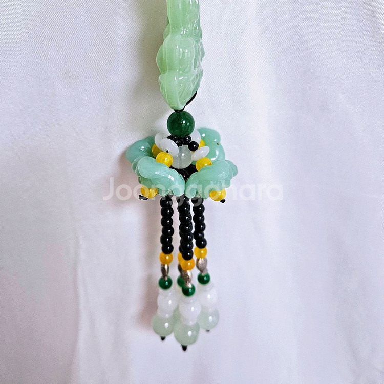 새상품]불상 천연옥 장식 백미러 자동차 차량용 네비 휴대용 전동 운전 오토바이 룸미러 인테리어 현관 창문 화장실--1