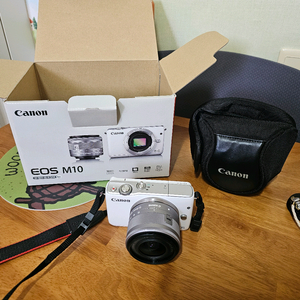 캐논 EOS M10 미러리스 카메라 세트