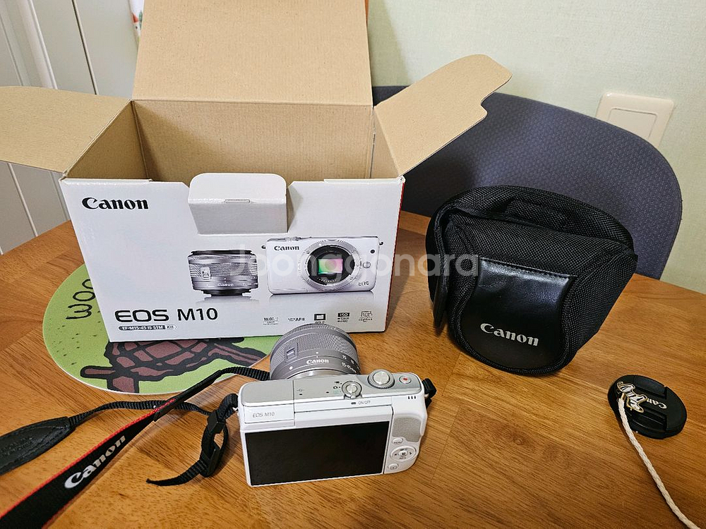 캐논 EOS M10 미러리스 카메라 세트--1