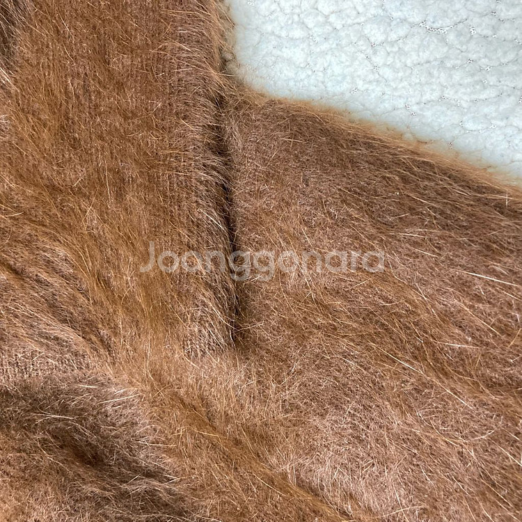 GRAY MARE 앙고라 니트 코트--4