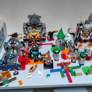 LEGO 묶음 / 슈퍼마리오+마인크래프트 세트 / 캐릭