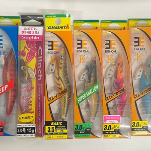 야마시타, 시마노 무늬오징어 캐스팅 에기 묶음 일괄판매