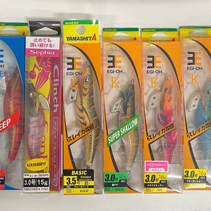 야마시타, 시마노 무늬오징어 캐스팅 에기 묶음 일괄판매