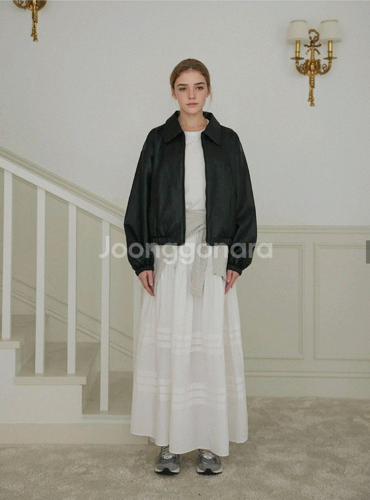 룸페커 디어리 레더 블루종--2