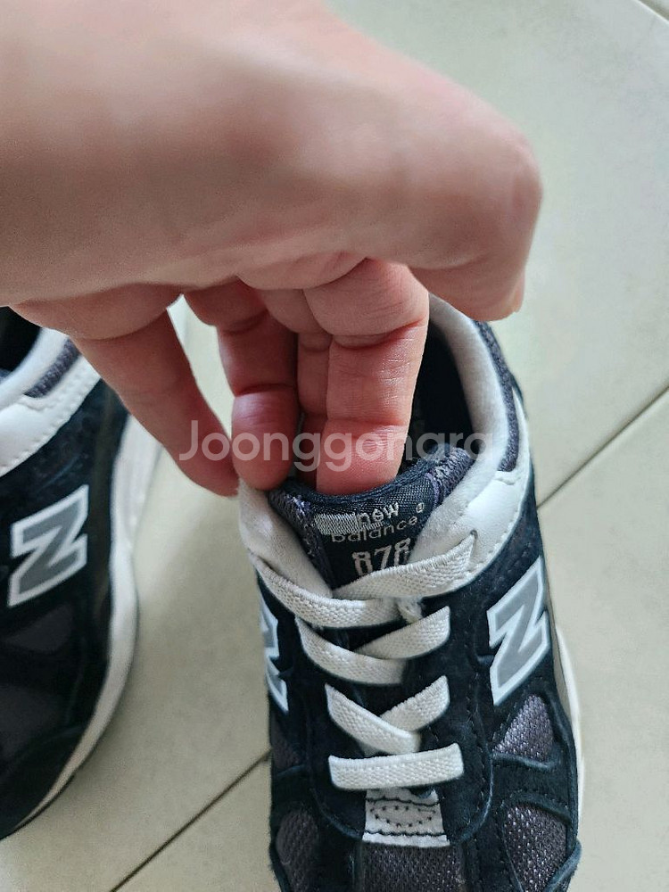 뉴발란스 878 키즈 운동화 사이즈 160mm(세탁완료)--5