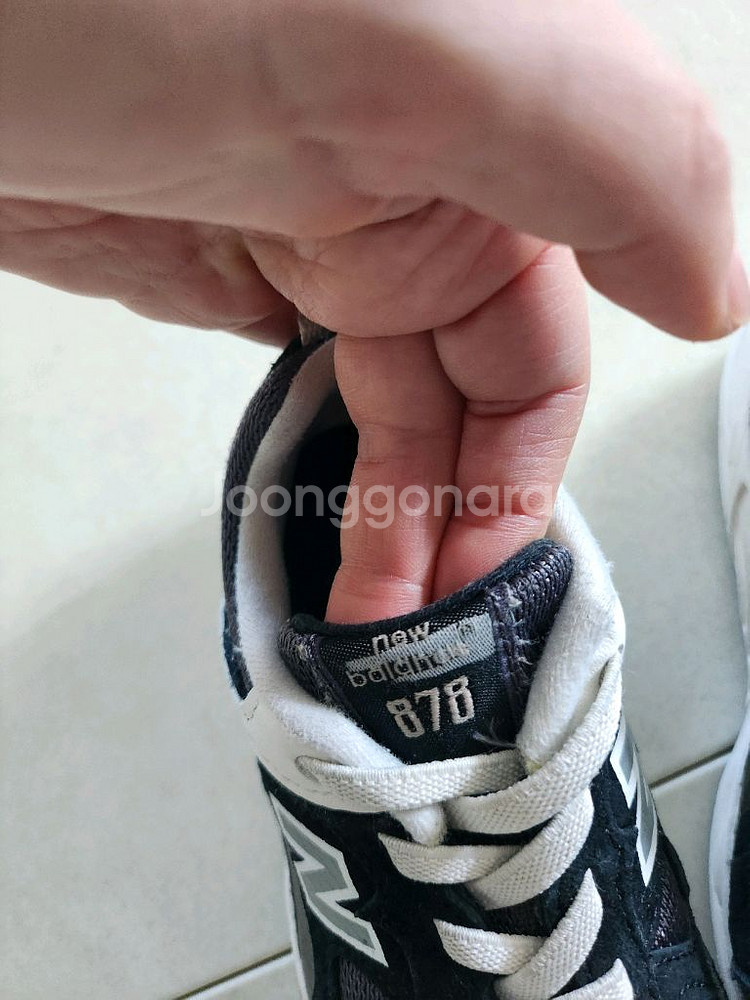 뉴발란스 878 키즈 운동화 사이즈 160mm(세탁완료)--6