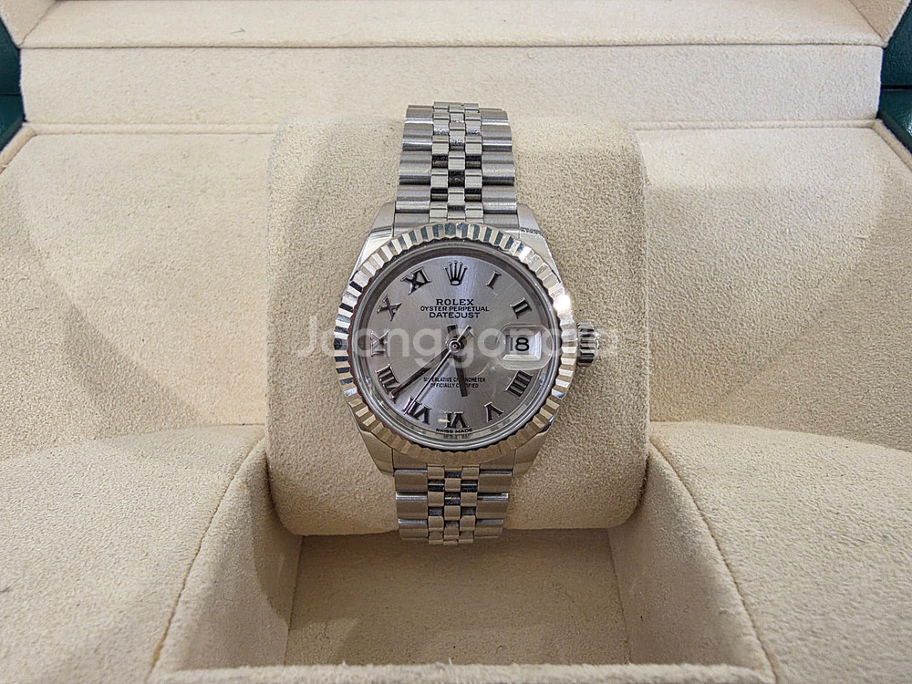 로렉스 데이저스트279174 실버스틸로만 28MM 17년--0