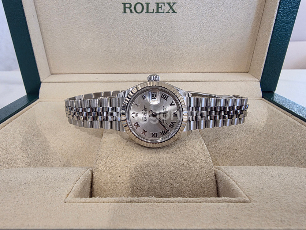 로렉스 데이저스트279174 실버스틸로만 28MM 17년--2