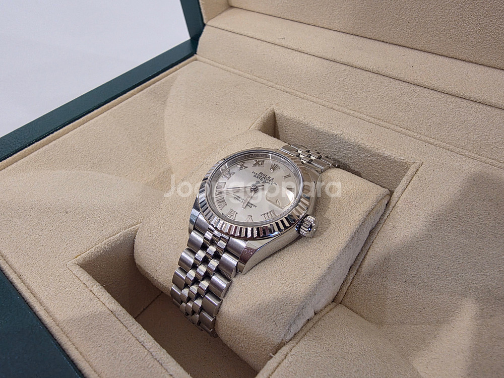 로렉스 데이저스트279174 실버스틸로만 28MM 17년--3