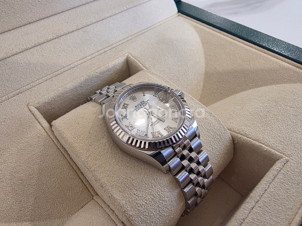 로렉스 데이저스트279174 실버스틸로만 28MM 17년--4