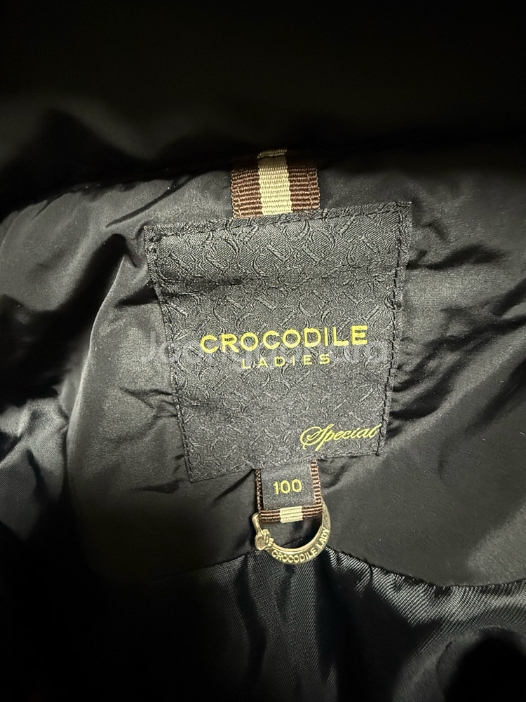 크로커다일 여성 덕다운 패딩 95사이즈--7