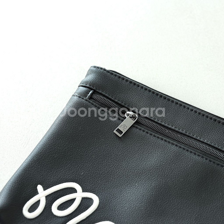 말본 올블랙 골프 클러치백 파우치 가방--5