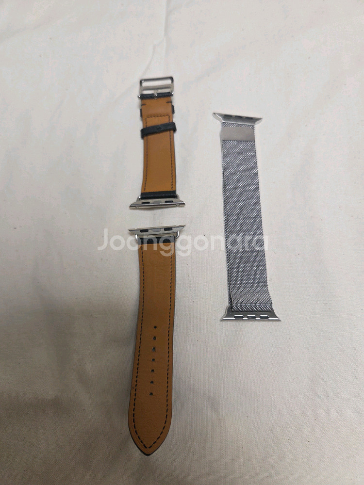 애플워치6 44mm 스테인리스 실버 셀룰러--8