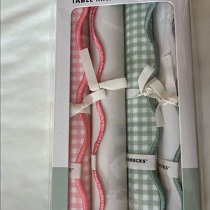 스타벅스 그로서리 마켓 테이블 매트 세트(4p) 새상품