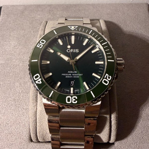 오리스 애커스(아퀴스) 딥그린 43.5mm