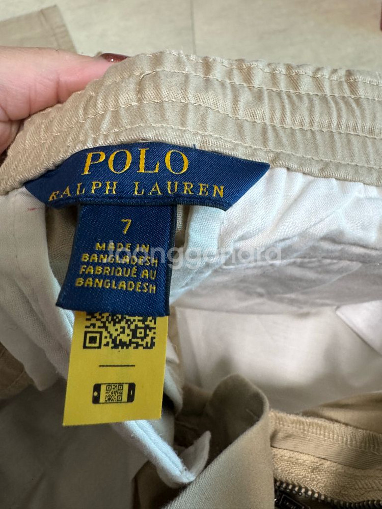 폴로 남아 바지 7세 두 벌--1