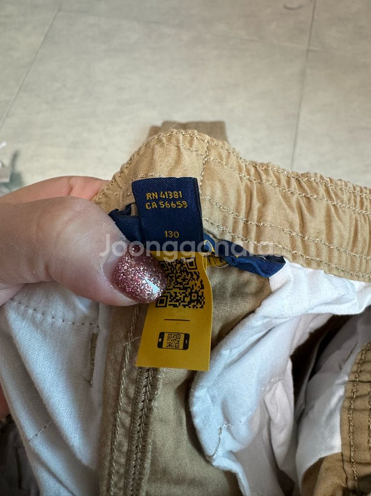 폴로 남아 바지 7세 두 벌--5