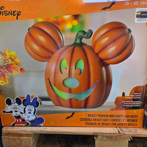 디즈니 미키마우스 잭오랜턴 할로윈 호박 무드등 51cm/부산직거래/택배가능