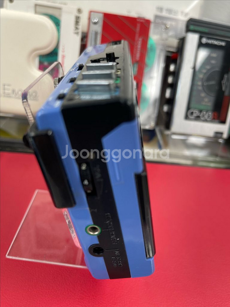 워크맨 작동품:Sony wm-F15파랑--3