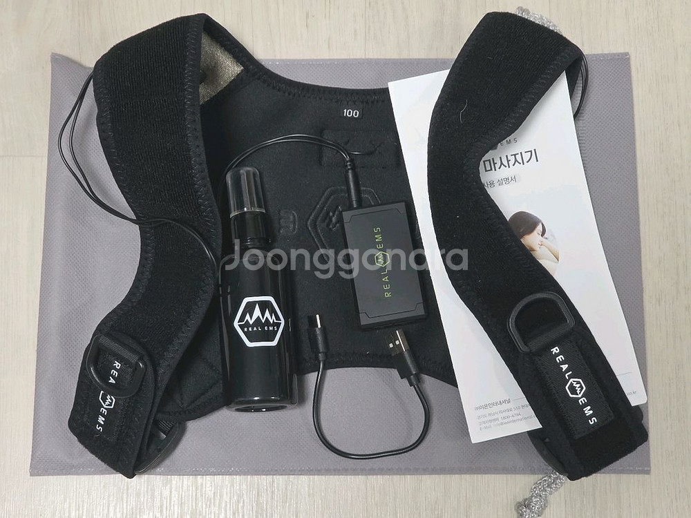 Real EMS 어깨 저주파운동마사지기 100사이즈--0