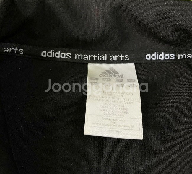 아디다스 검골 금장 블랙 트랙탑 져지집업 100/L--2