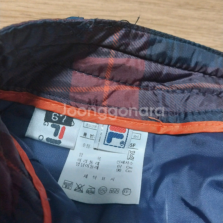 휠라 패딩 스커트 여성27 인치--3