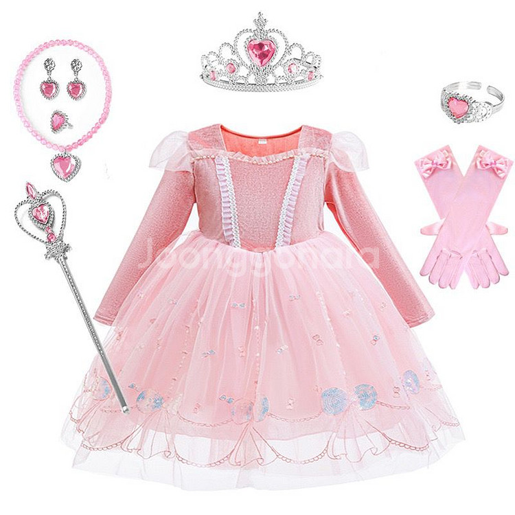 핑크공주 드레스 새상품 110/120--2