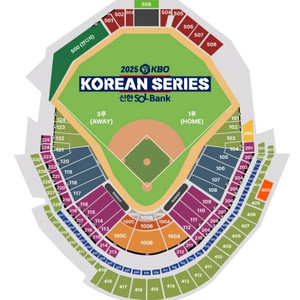 2025 KBO 한국시리즈 3차전 3루 원정응원석 2연석