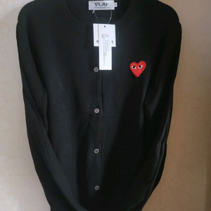 꼼데가르송 플레이 여성 하트 가디건