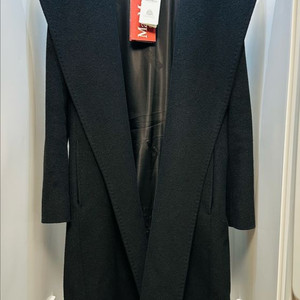 막스마라 블랙 버진울 코트(정품/1회시착 새상품/택/옷