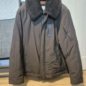 SIEG 지이크 밴드 퍼카라 구스다운 점퍼 브라운