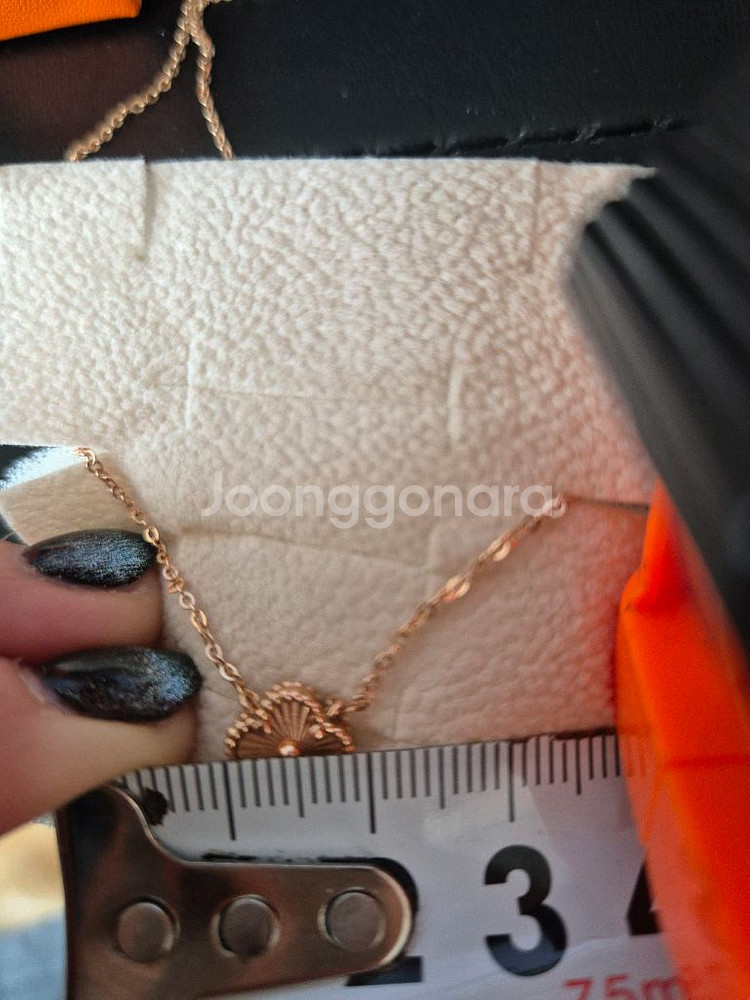 18k 클로버 목걸이--4