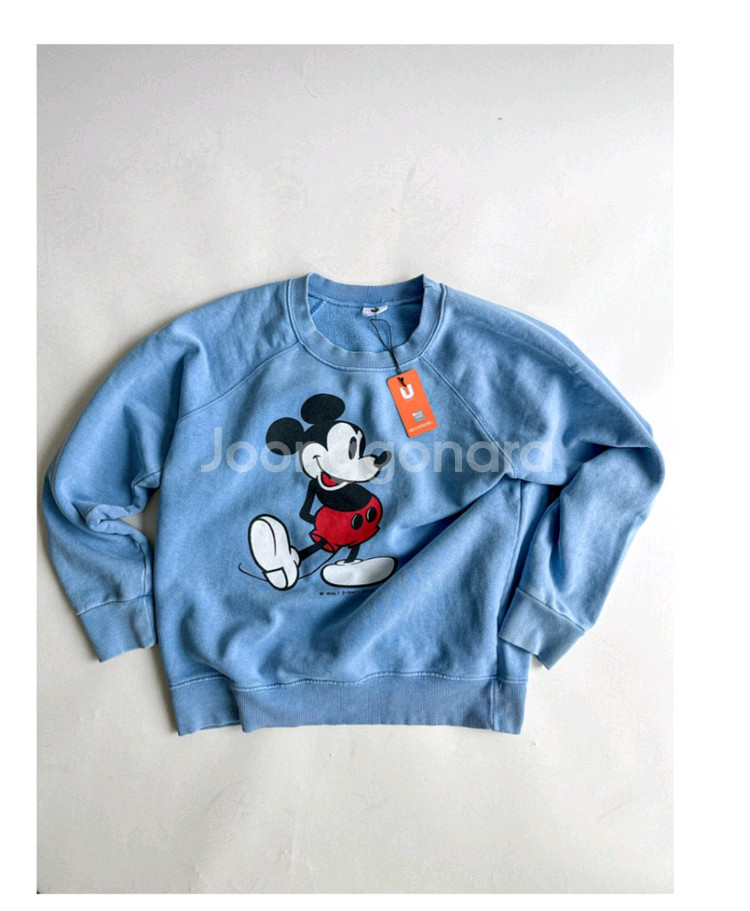 빈티지 미키맨투맨 여성--4