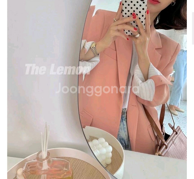 The Lemon 핑크 자켓 팝니다--2