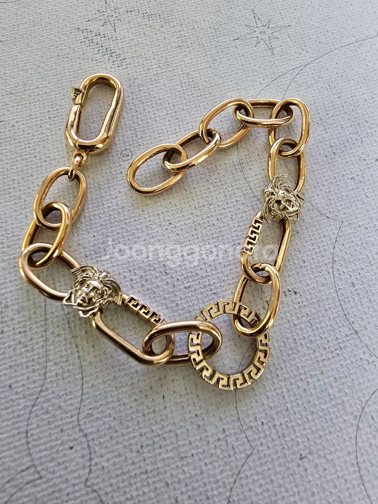 18k 골드 체인 팔찌--7