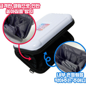 건담 반다이 건프라 45주년 하드 캐리어 파우치 가방