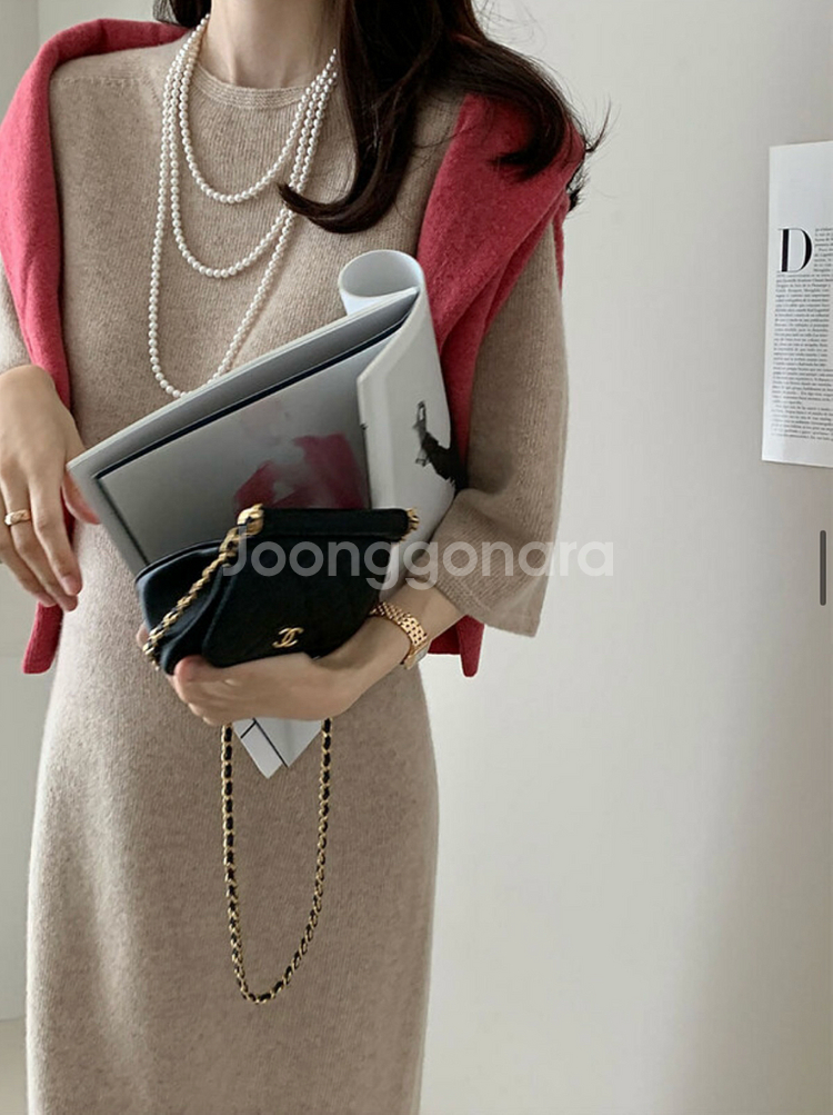 데일리룩 로로피아 홀가먼트 원피스--1